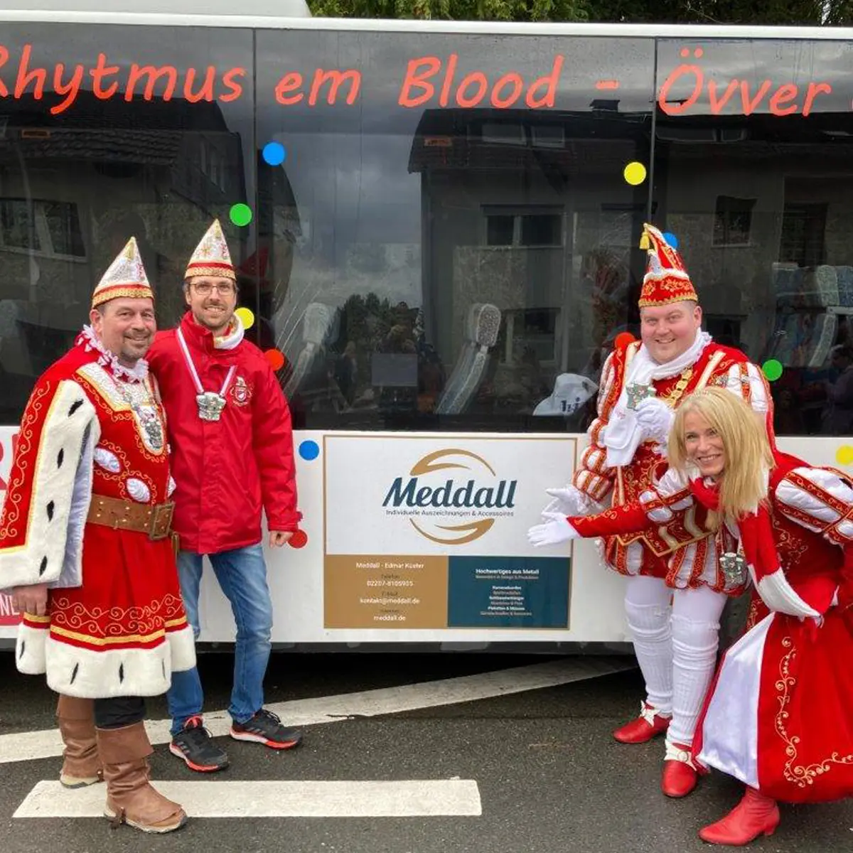 Sponsoring Werbung Bus Meddall