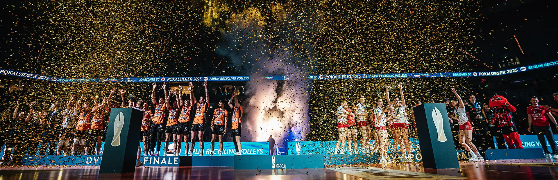 Volleyball Bundesliga Siegerehrung