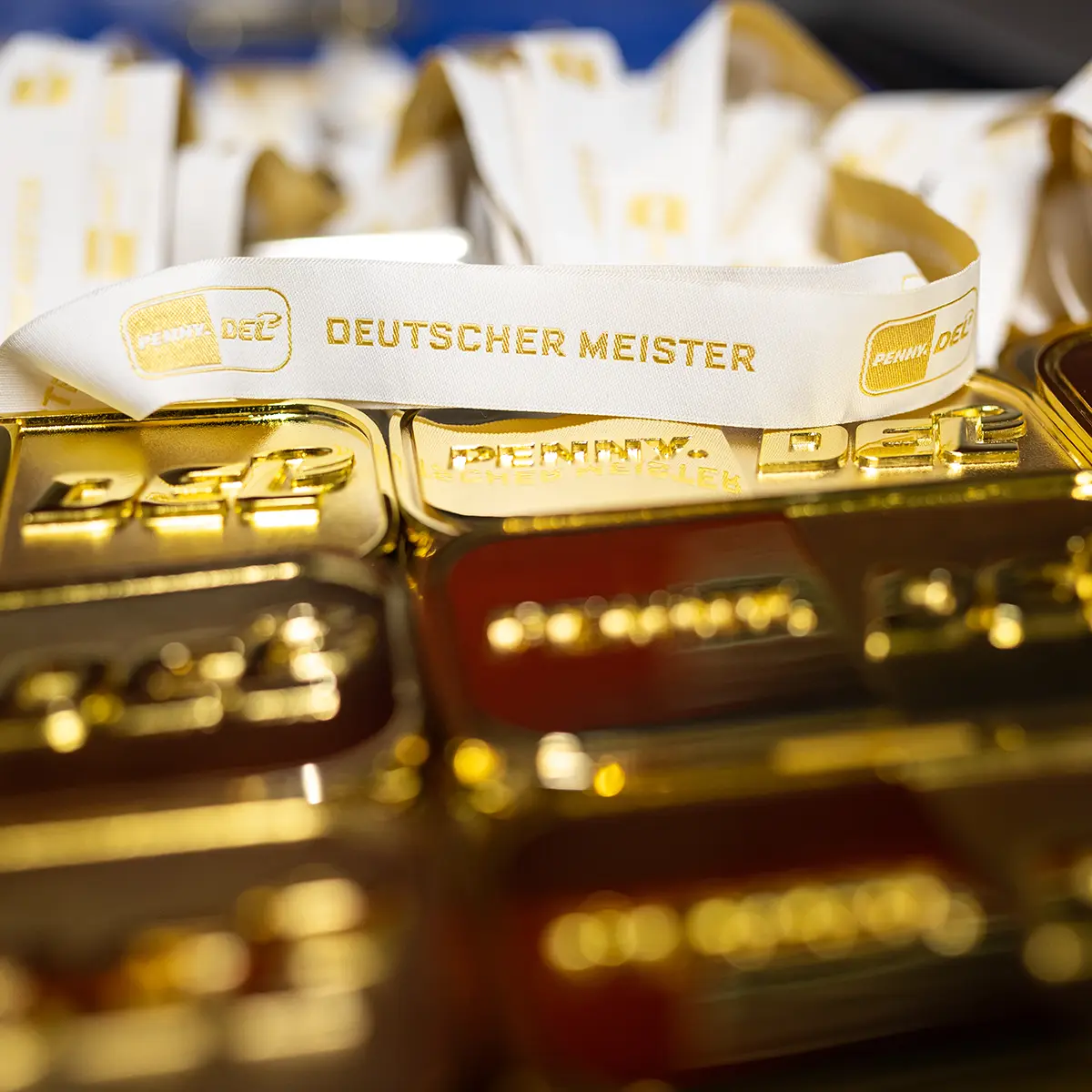 Medaille Sport Konvolut Meddall Deutscher Meister DEL - Goldmedaillen von Meddall